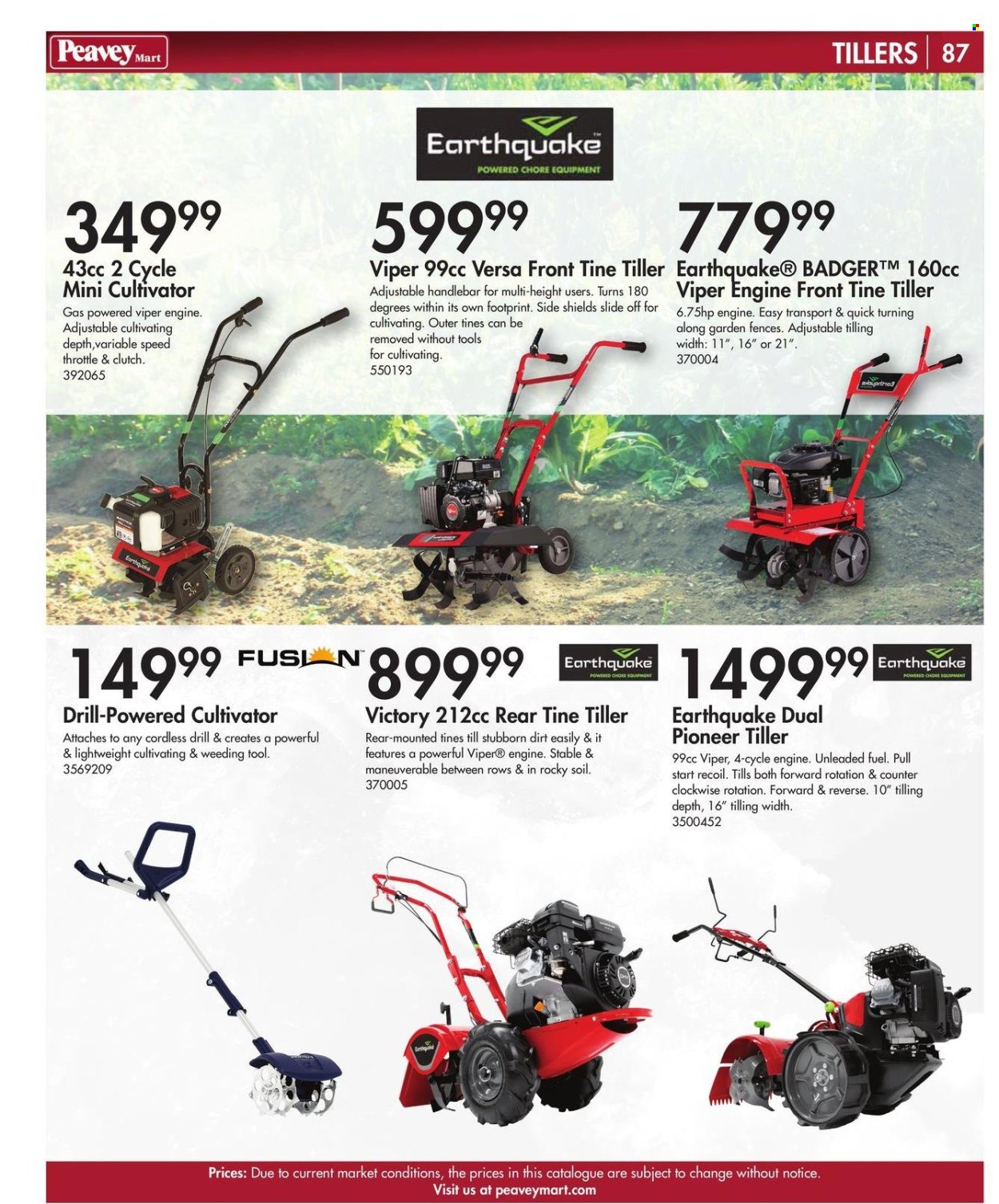 thumbnail - Peavey Mart Flyer - February 28, 2024 - April 30, 2024 - Sales products - drill, viper. Page 88.