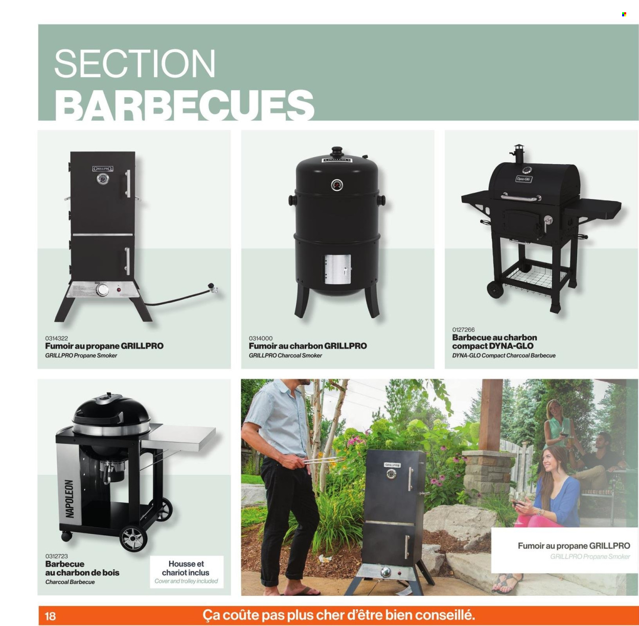 thumbnail - Patrick Morin Flyer - April 04, 2024 - July 31, 2024 - Sales products - grill, smoker, charcoal smoker, charcoal grill. Page 22.