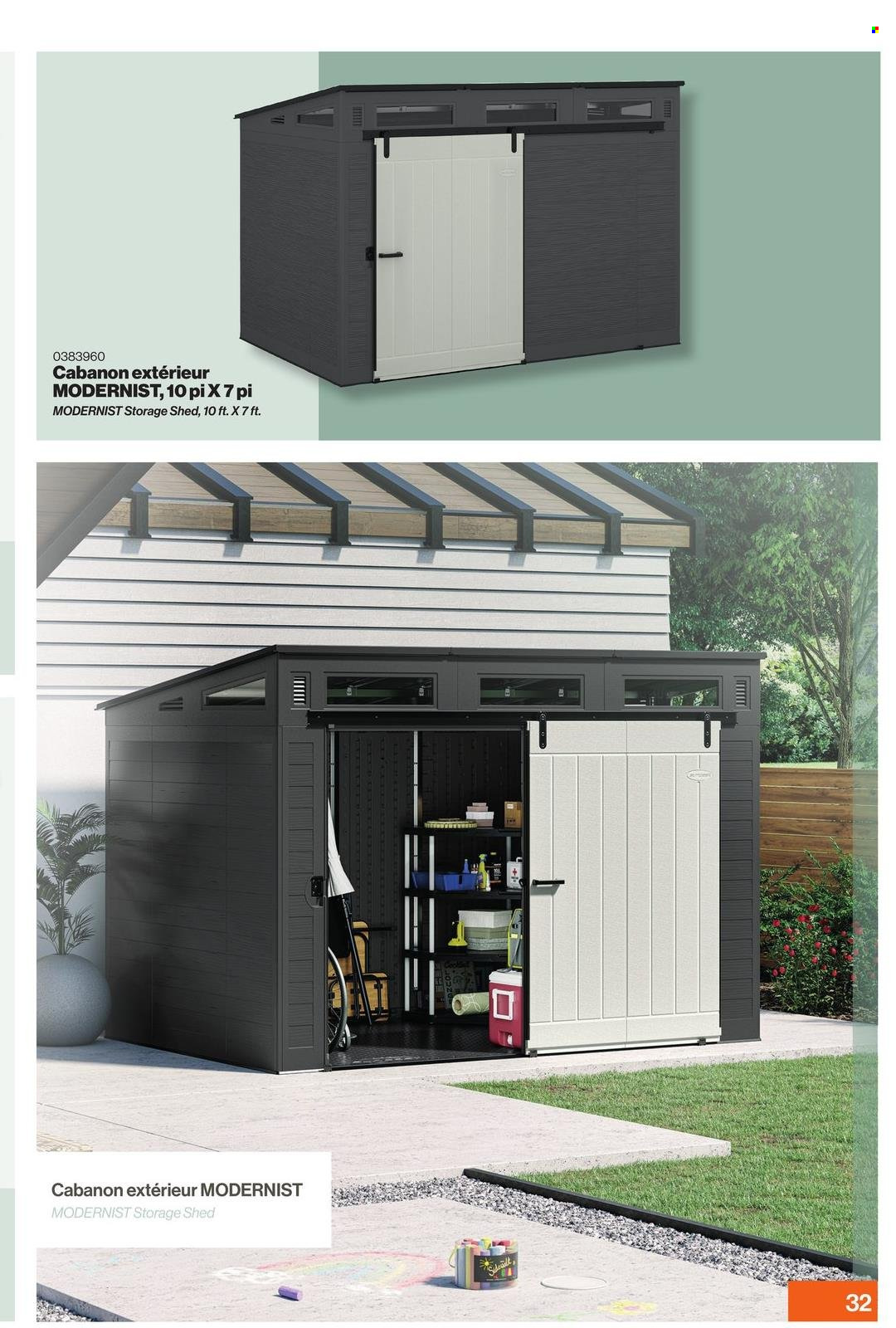thumbnail - Patrick Morin Flyer - April 04, 2024 - July 31, 2024 - Sales products - storage shed, shed. Page 40.