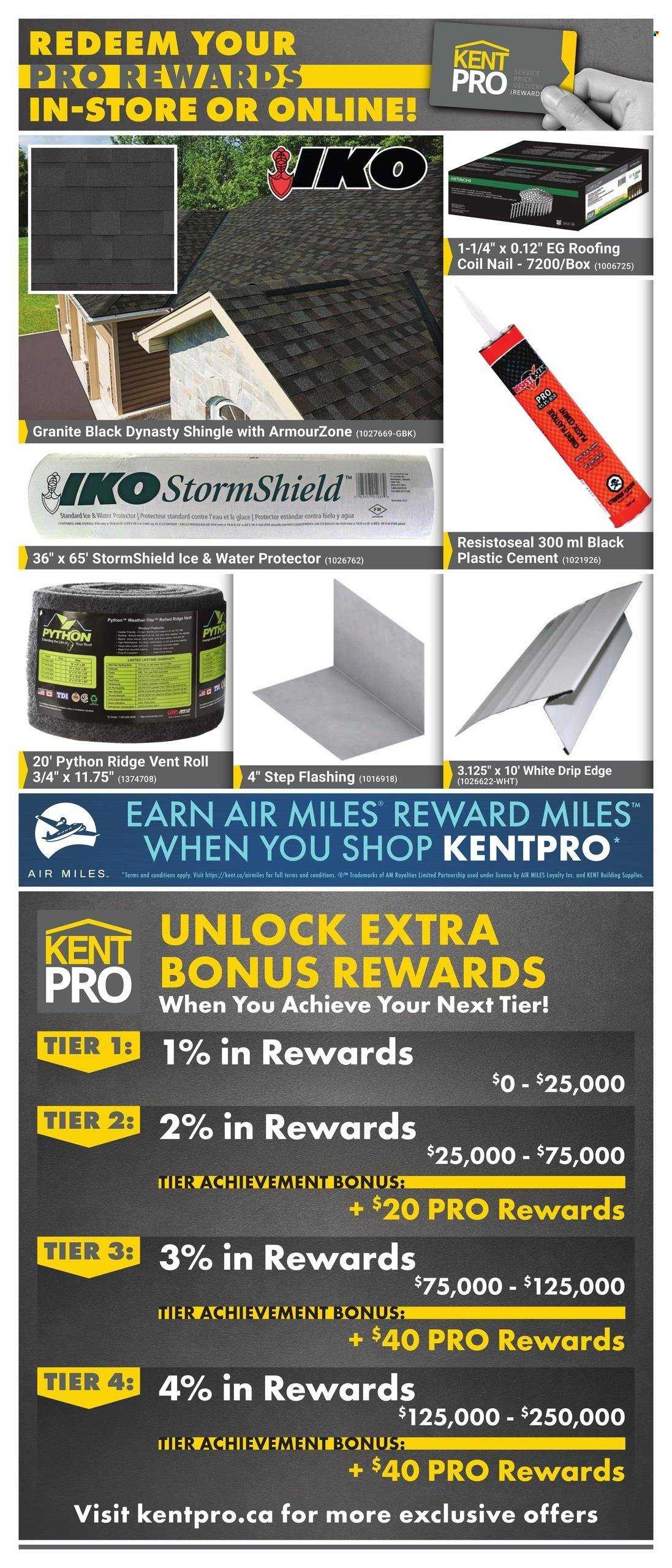 thumbnail - Kent Flyer - April 01, 2024 - May 05, 2024 - Sales products - water, roofing, shingle, Hitachi. Page 2.