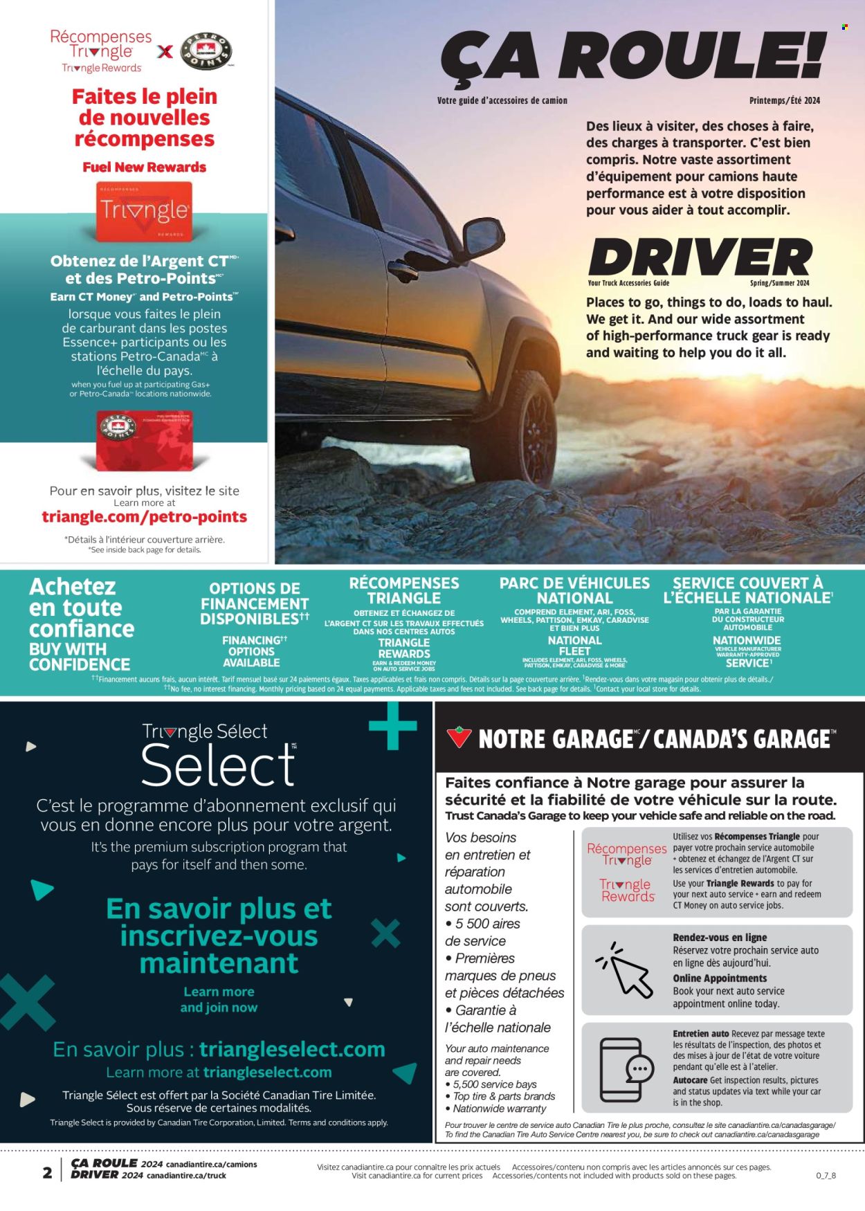 thumbnail - Canadian Tire Flyer - April 11, 2024 - May 01, 2024 - Sales products - Trust, safe, appointment book, book. Page 2.