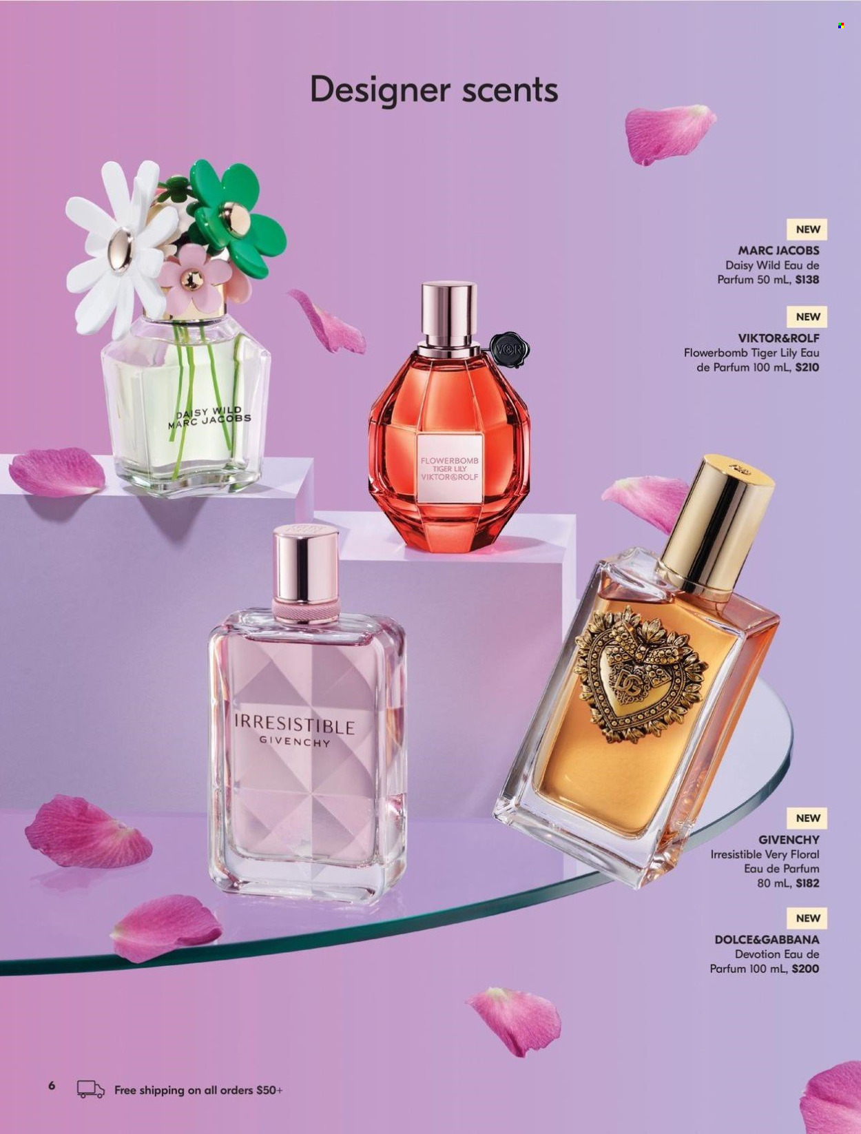thumbnail - Pharmaprix Flyer - April 13, 2024 - May 12, 2024 - Sales products - Givenchy, Dolce & Gabbana, eau de parfum, Marc Jacobs, lily. Page 6.