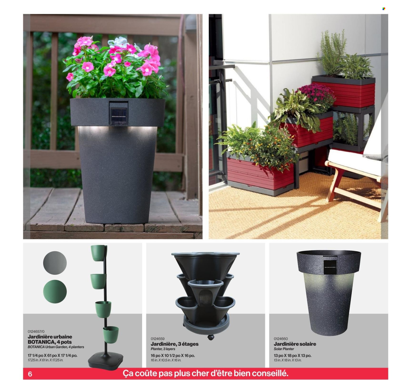 thumbnail - Patrick Morin Flyer - Sales products - pot, plant pot. Page 6.