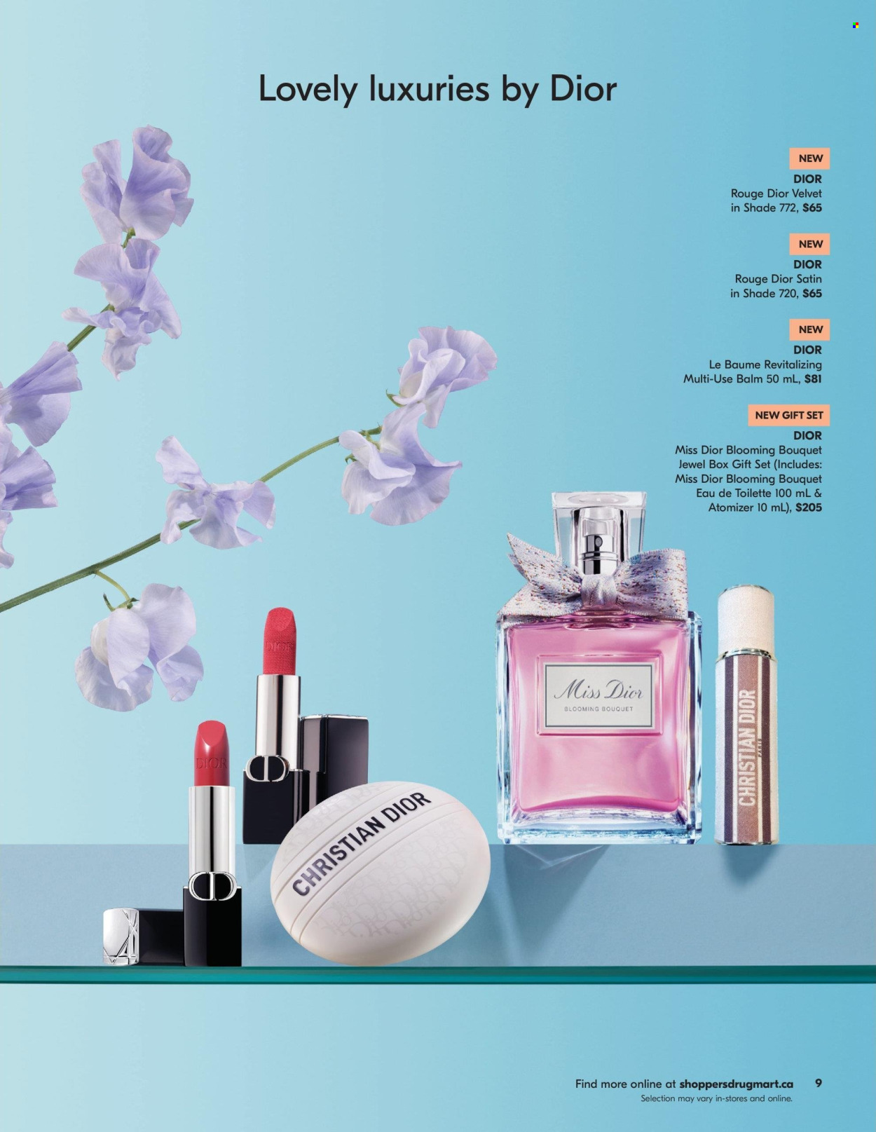 thumbnail - Shoppers Drug Mart Flyer - April 13, 2024 - May 12, 2024 - Sales products - Dior, gift set. Page 9.