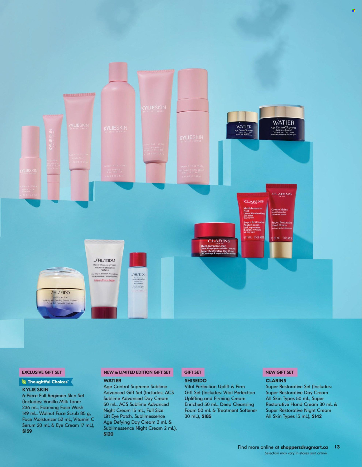 thumbnail - Shoppers Drug Mart Flyer - April 13, 2024 - May 12, 2024 - Sales products - gift set, Shiseido. Page 13.