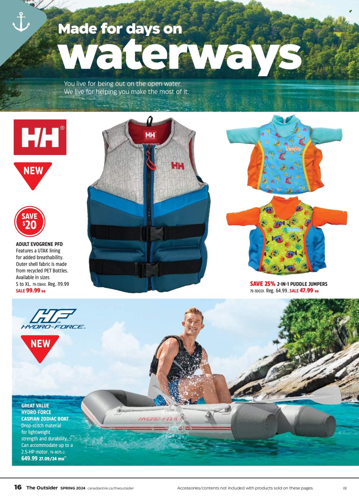 thumbnail - Canadian Tire Flyer - April 18, 2024 - May 09, 2024 - Sales products - boat, Shell. Page 16.