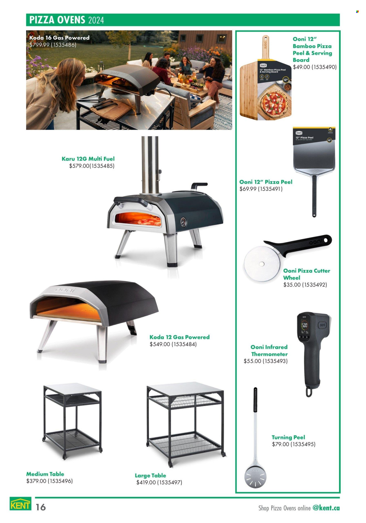 thumbnail - Kent Flyer - April 18, 2024 - May 29, 2024 - Sales products - thermometer, cutter, serving board, table. Page 16.