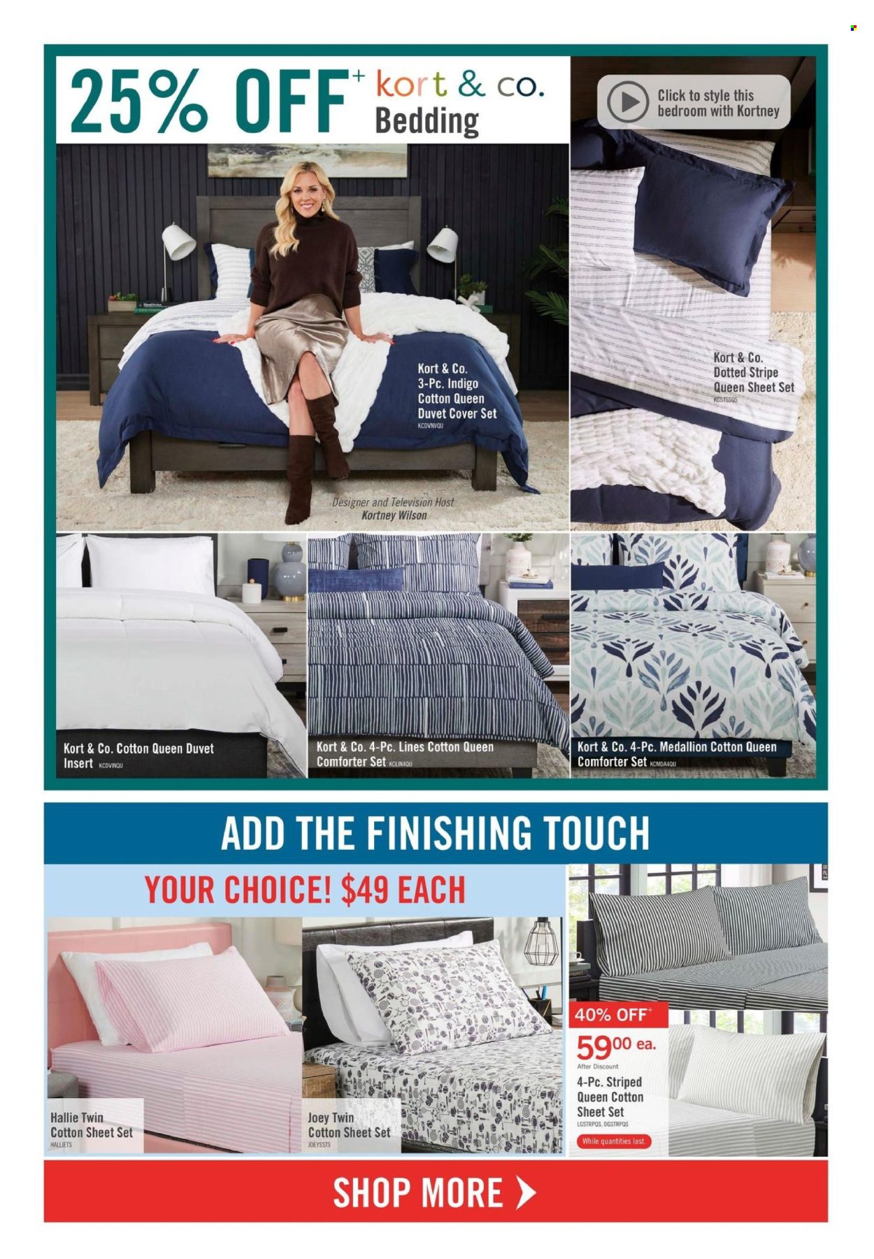 thumbnail - The Brick Flyer - April 16, 2024 - May 01, 2024 - Sales products - bedding, comforter, queen sheet, quilt cover set. Page 12.