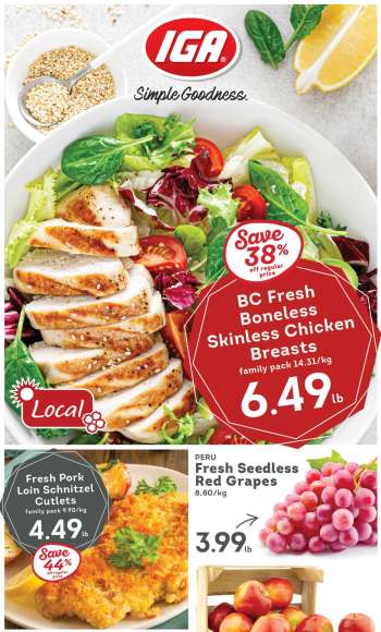 thumbnail - IGA Simple Goodness flyer - Weekly Deals