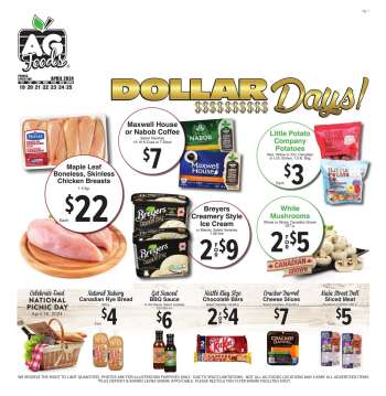 thumbnail - AG FOODS flyer
