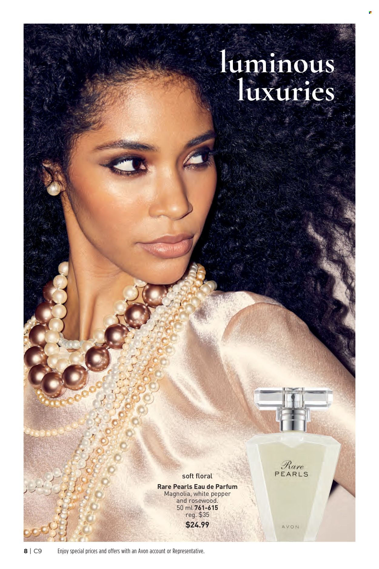 thumbnail - Avon Flyer - Sales products - Avon, eau de parfum. Page 8.