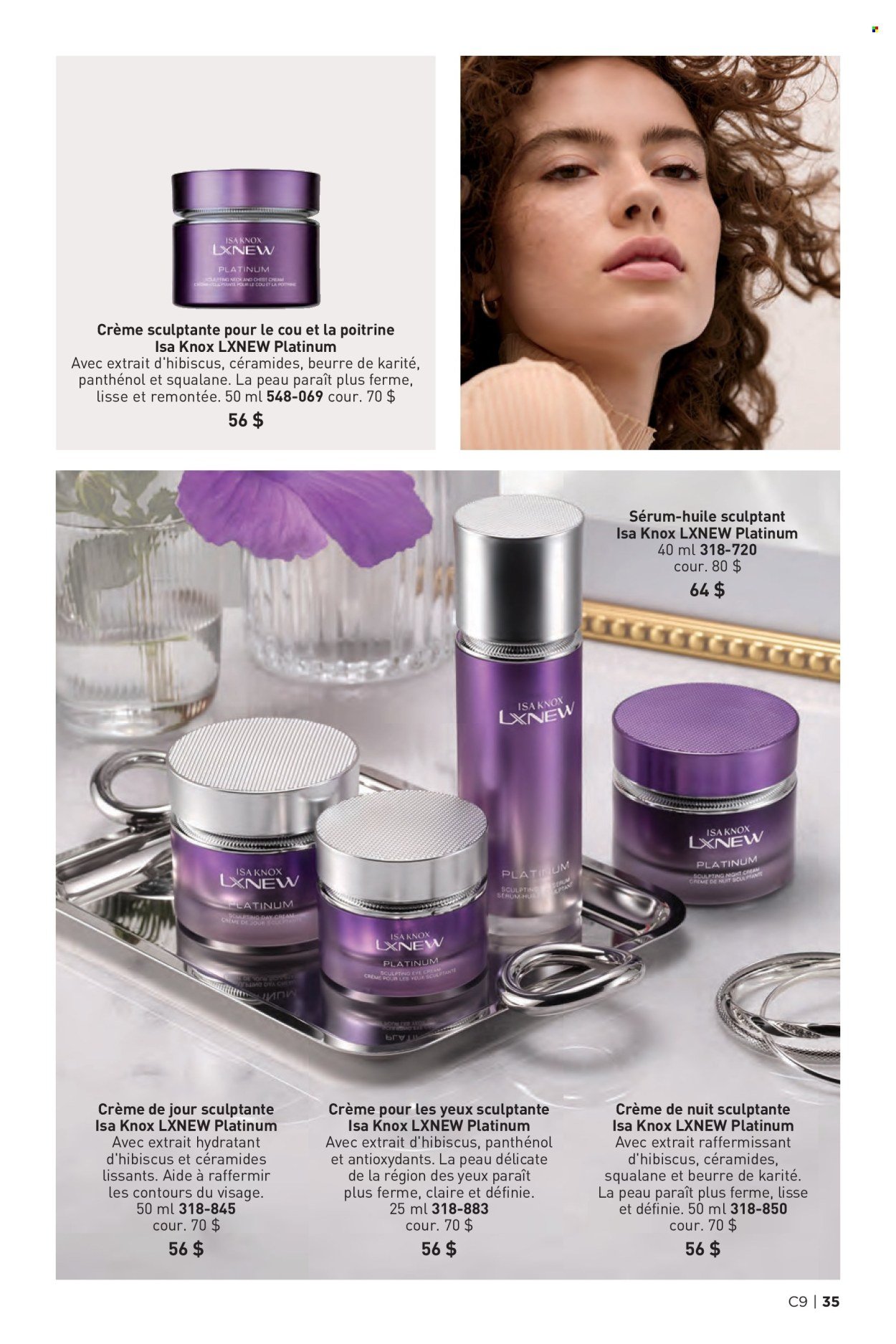 thumbnail - Avon Flyer - Sales products - day cream, serum. Page 35.