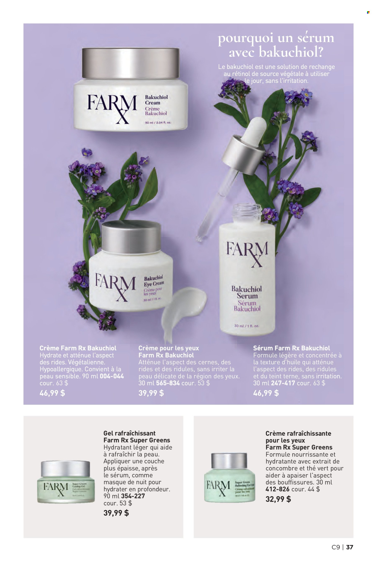 thumbnail - Avon Flyer - Sales products - serum, eye cream. Page 37.