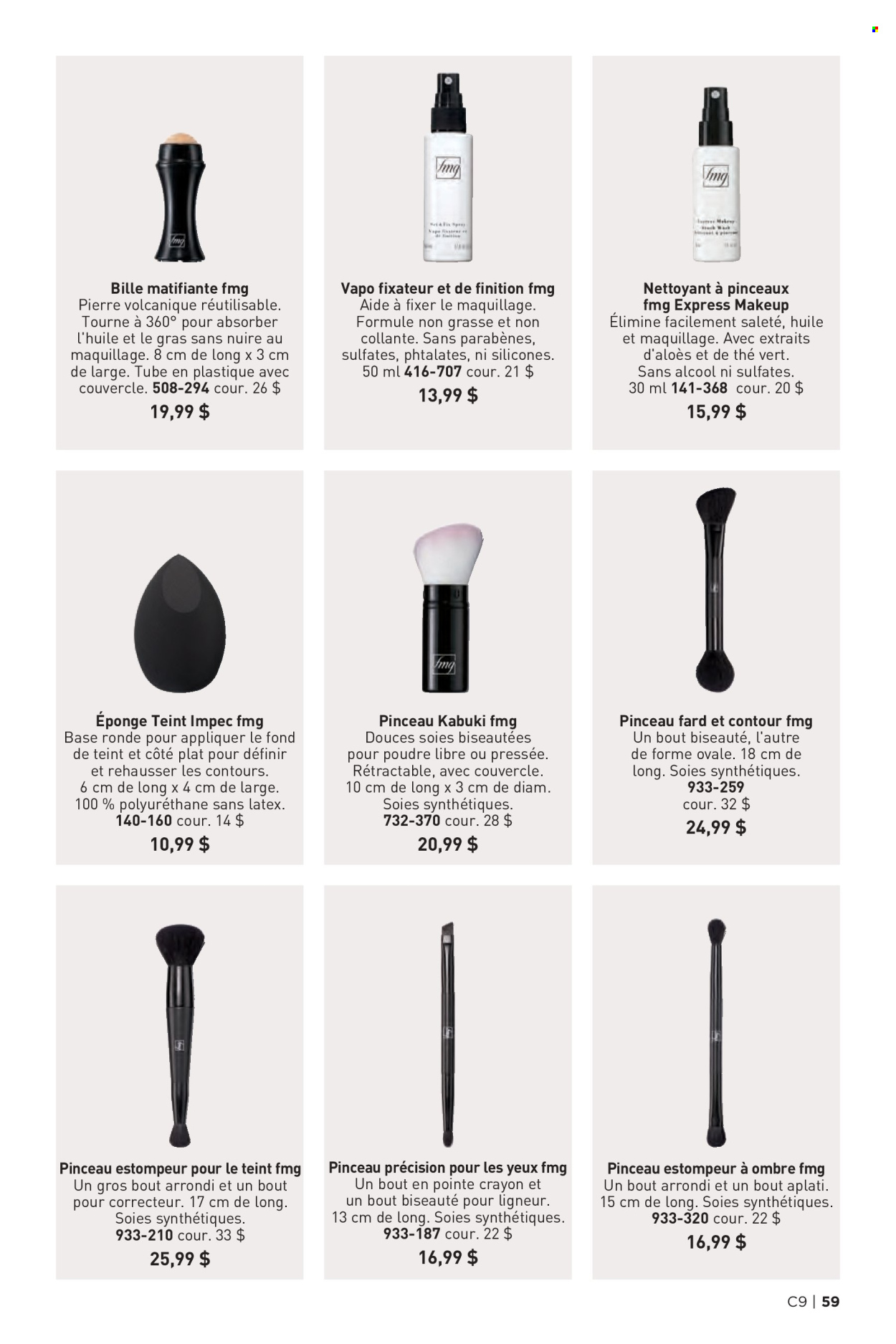 thumbnail - Avon Flyer - Sales products - makeup, contour. Page 59.