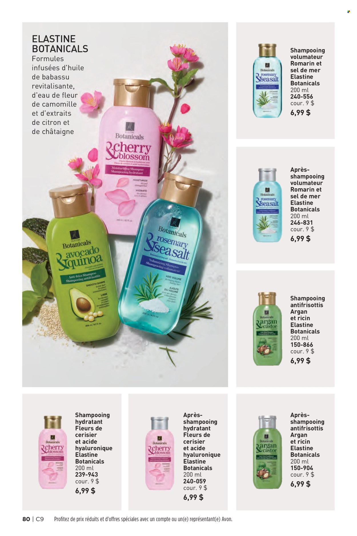thumbnail - Avon Flyer - Sales products - shampoo, Avon. Page 80.