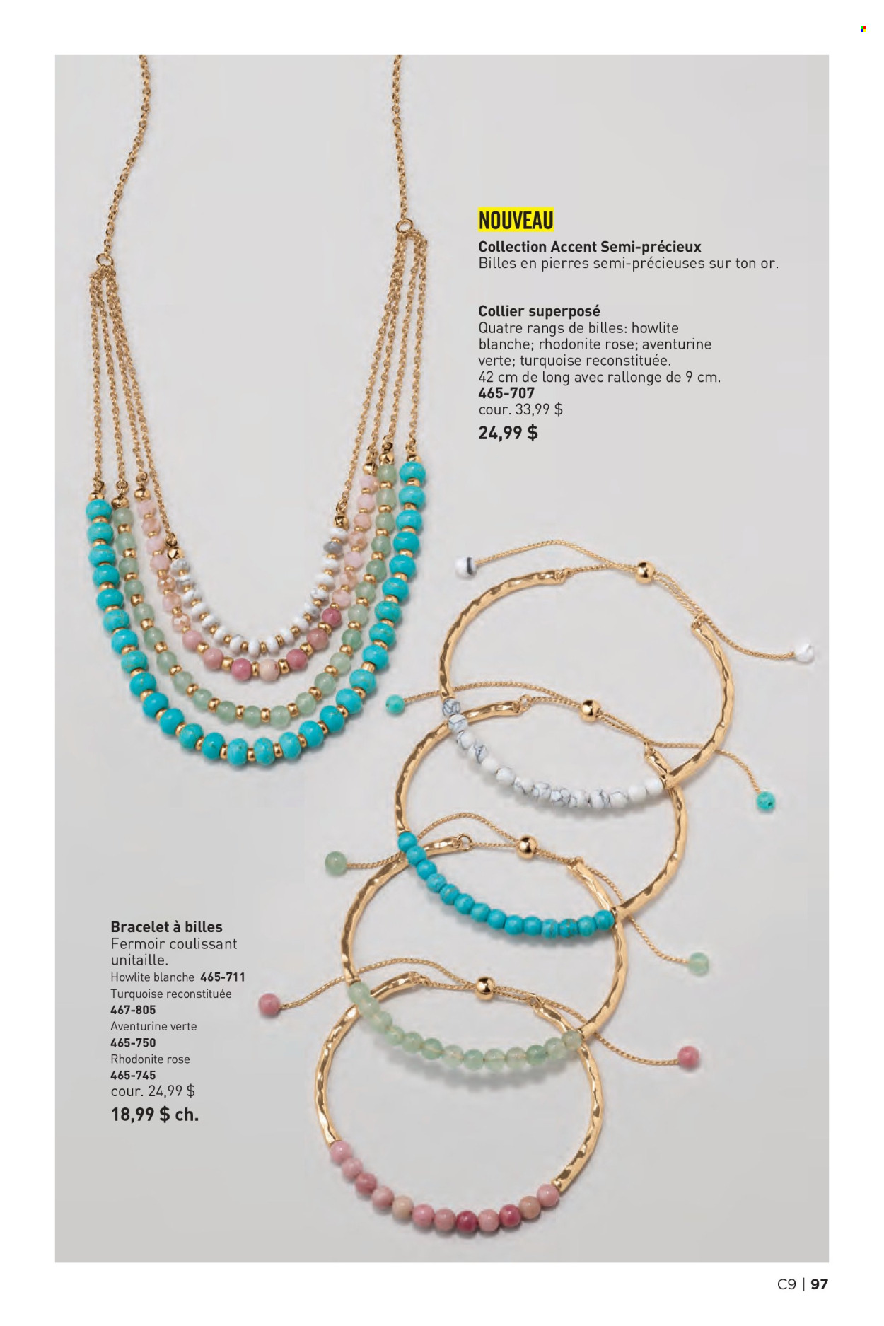 thumbnail - Avon Flyer - Sales products - bracelet. Page 97.