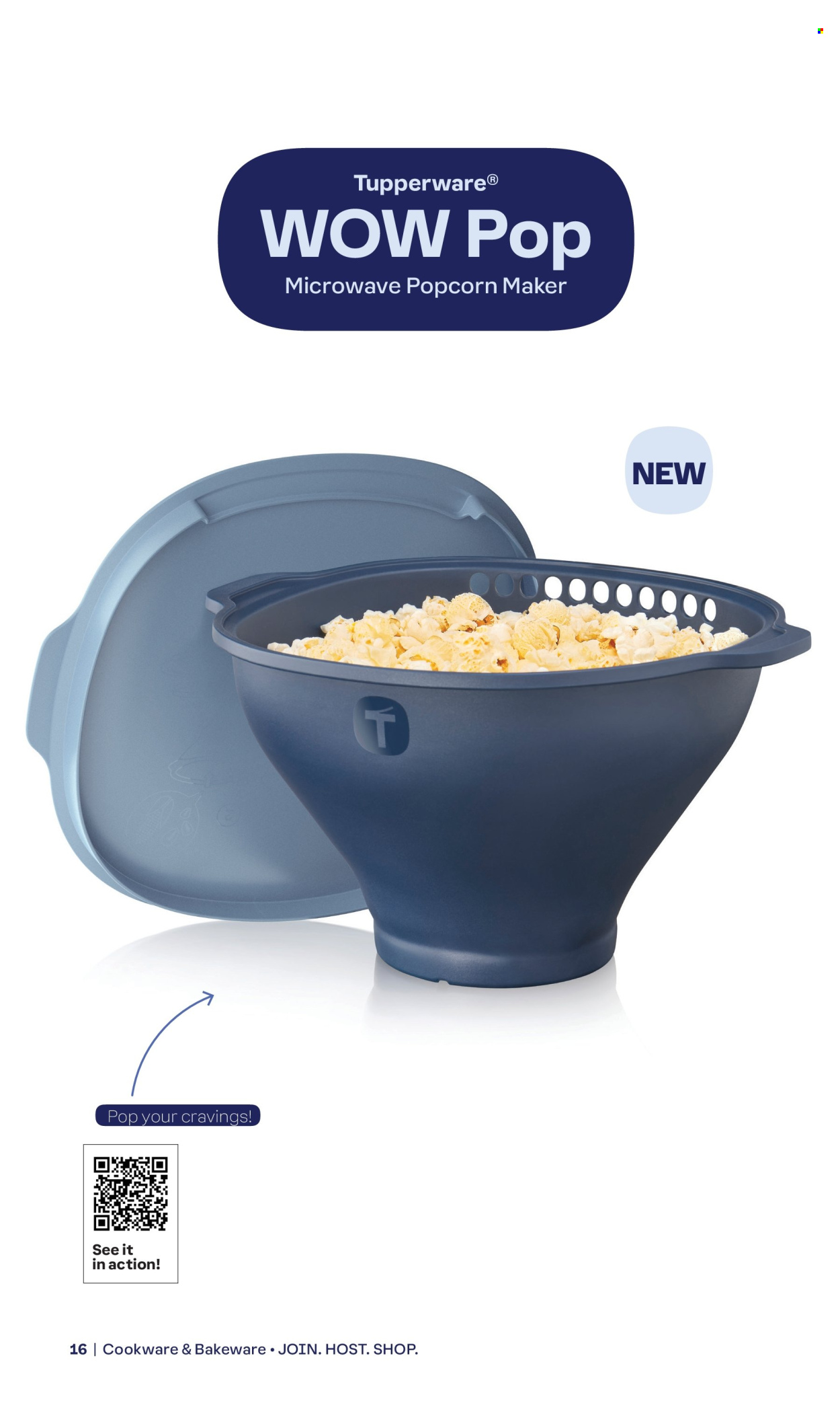 thumbnail - Tupperware Flyer - Sales products - cookware set, bakeware, popcorn maker. Page 16.