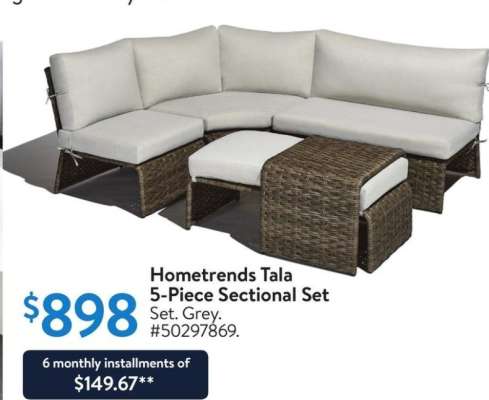 thumbnail - 5-piece sectional
