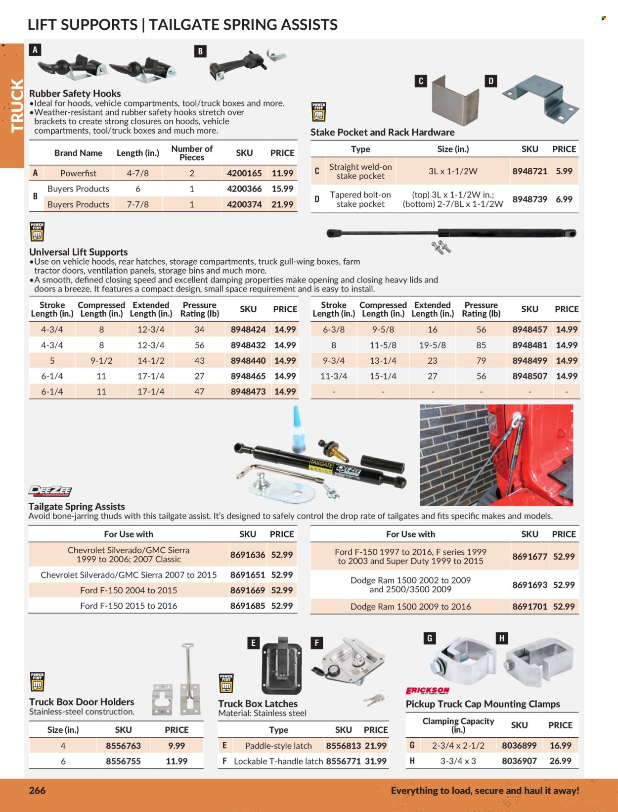 thumbnail - Princess Auto Flyer - Sales products - hook, bolt, tractor, vehicle, tie downs, truck box. Page 270.