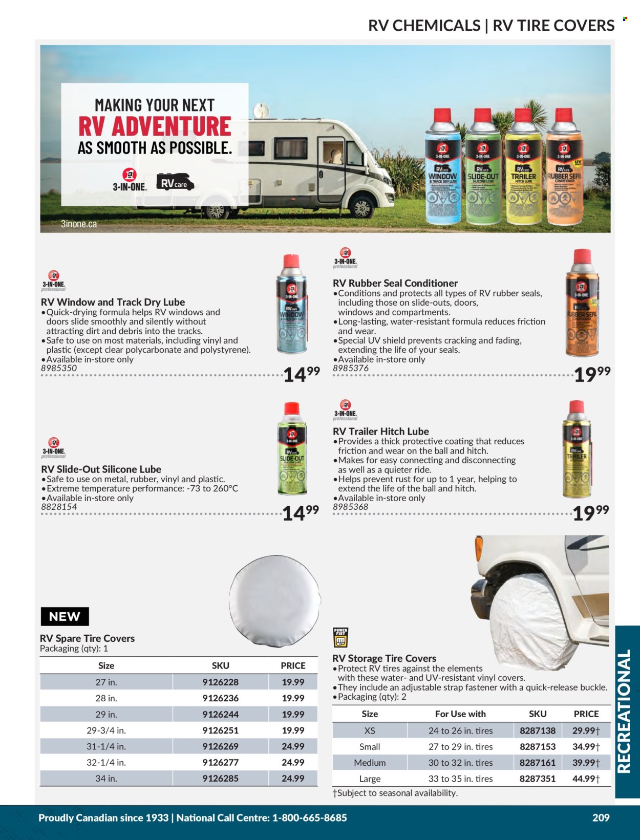 thumbnail - Princess Auto Flyer - Sales products - lubricant, strap, trailer, tires. Page 213.