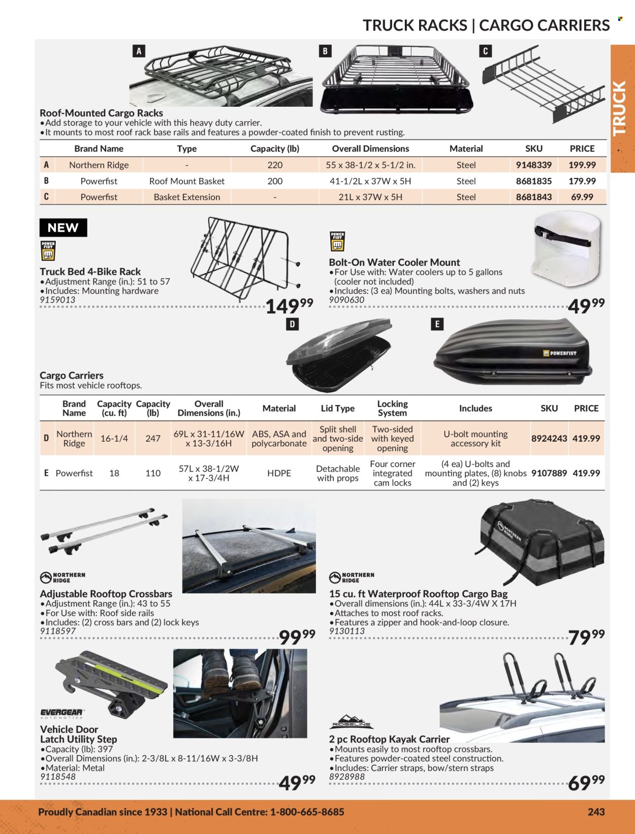 thumbnail - Princess Auto Flyer - Sales products - bolt, basket, bike rack, roof rack, Shell. Page 247.