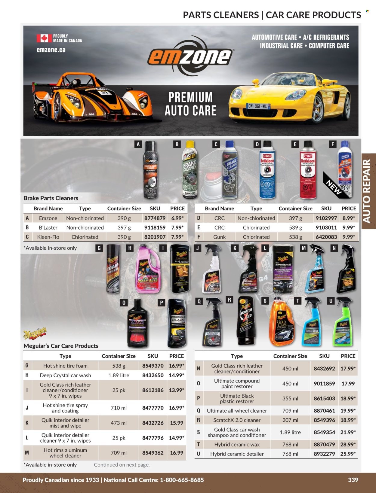 thumbnail - Princess Auto Flyer - Sales products - container, cleaner, car cleaning products, B'laster. Page 343.