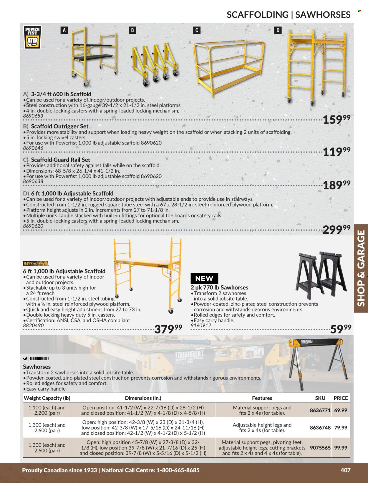 thumbnail - Princess Auto Flyer - Sales products - plywood, table, gauge. Page 411.