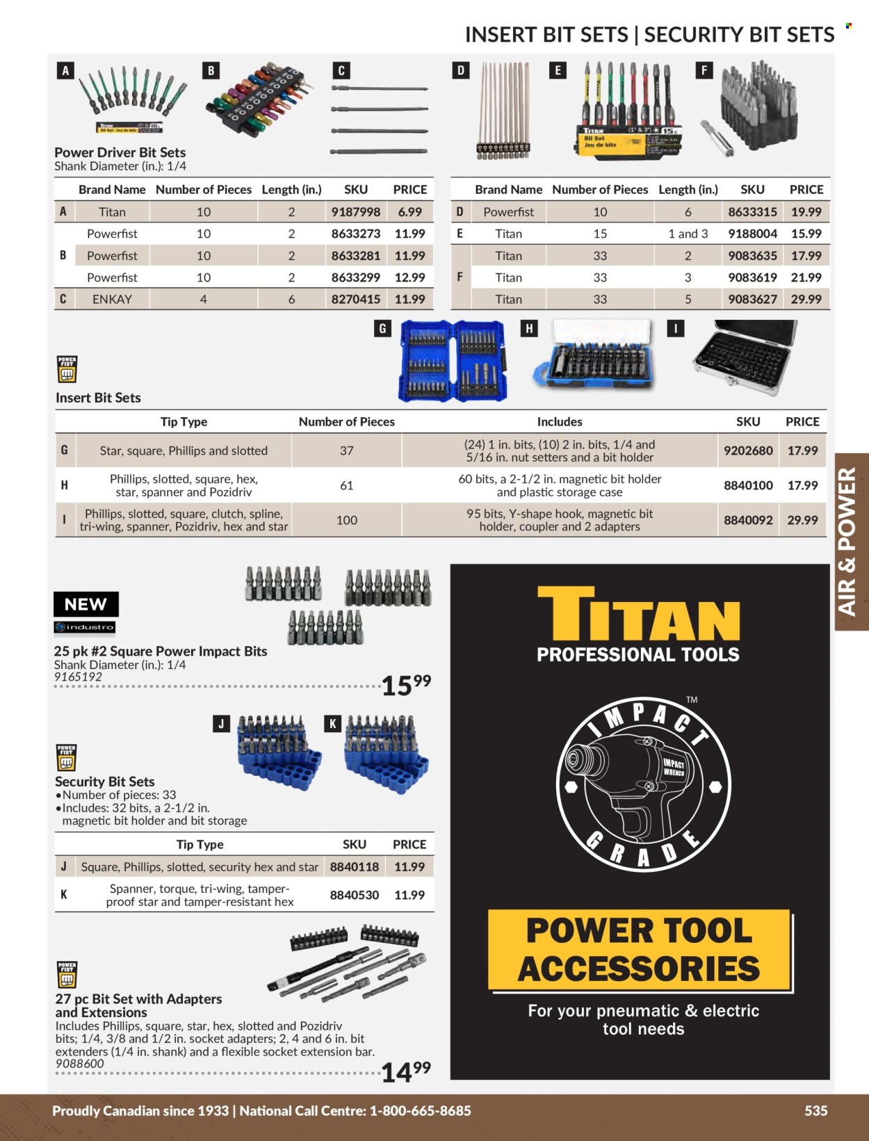thumbnail - Princess Auto Flyer - Sales products - tools & accessories, socket, power tools, spanner, bit set. Page 541.
