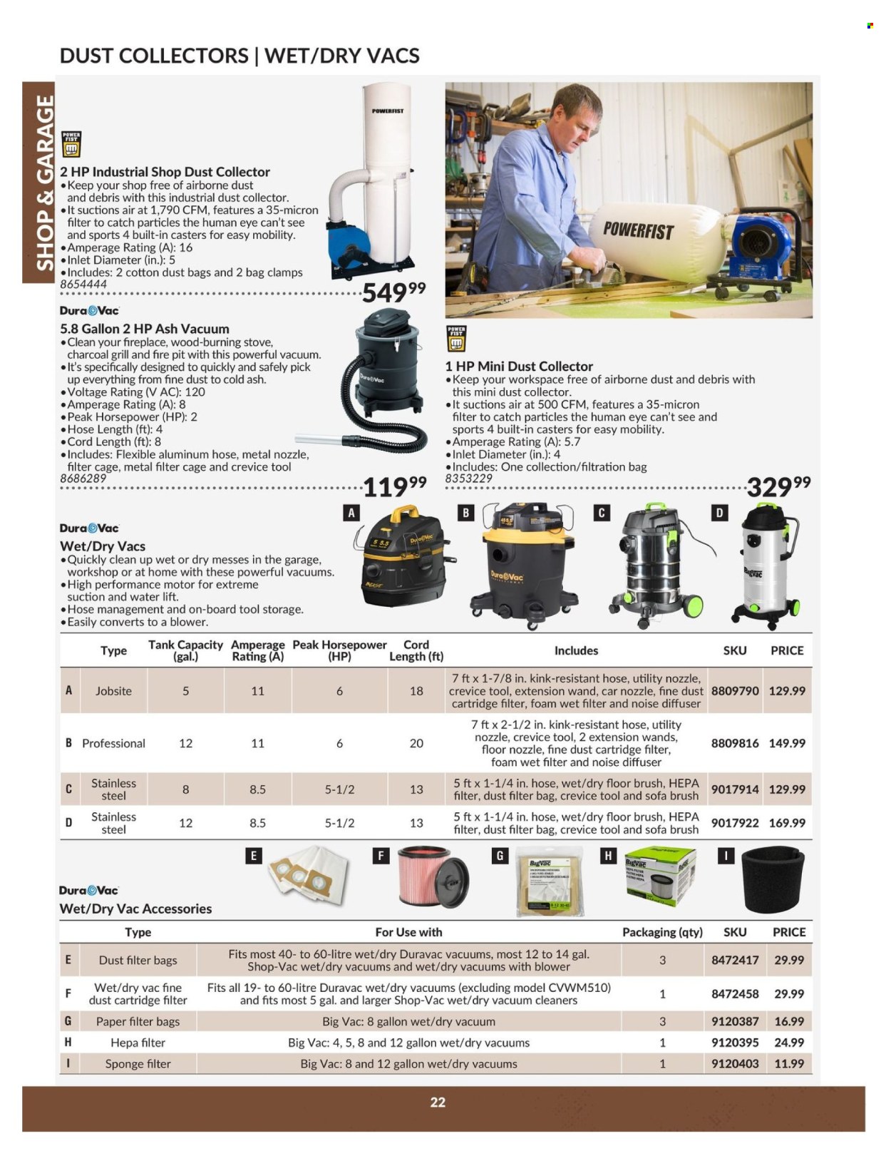 thumbnail - Princess Auto Flyer - April 23, 2024 - April 22, 2025 - Sales products - fireplace, stove, tank, fire bowl, charcoal grill, cleaner. Page 22.