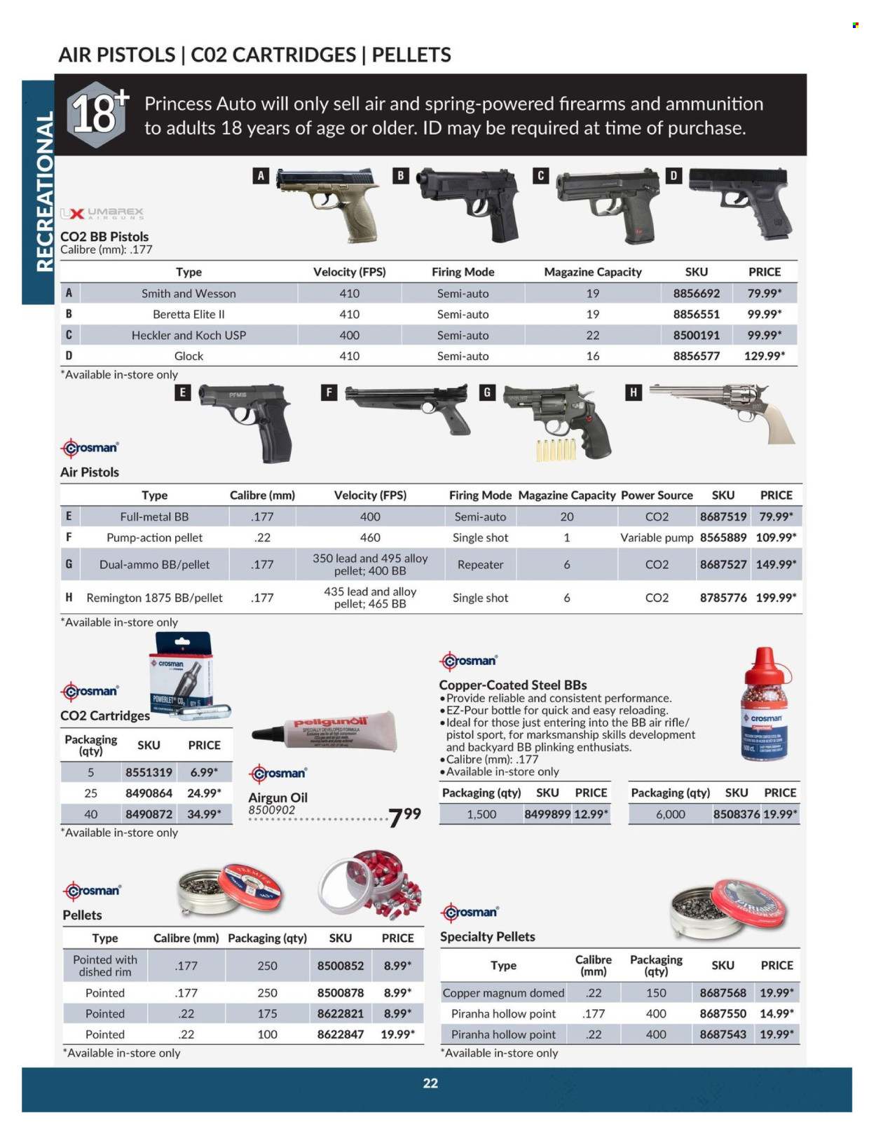 thumbnail - Princess Auto Flyer - April 23, 2024 - April 22, 2025 - Sales products - Remington. Page 22.