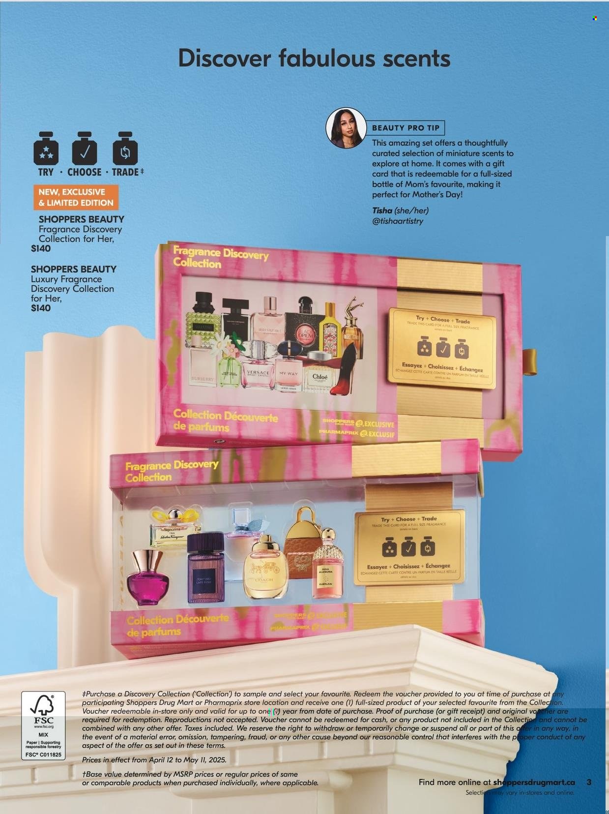 Shoppers Drug Mart flyer - April 12, 2025 - May 11, 2025. Page 1