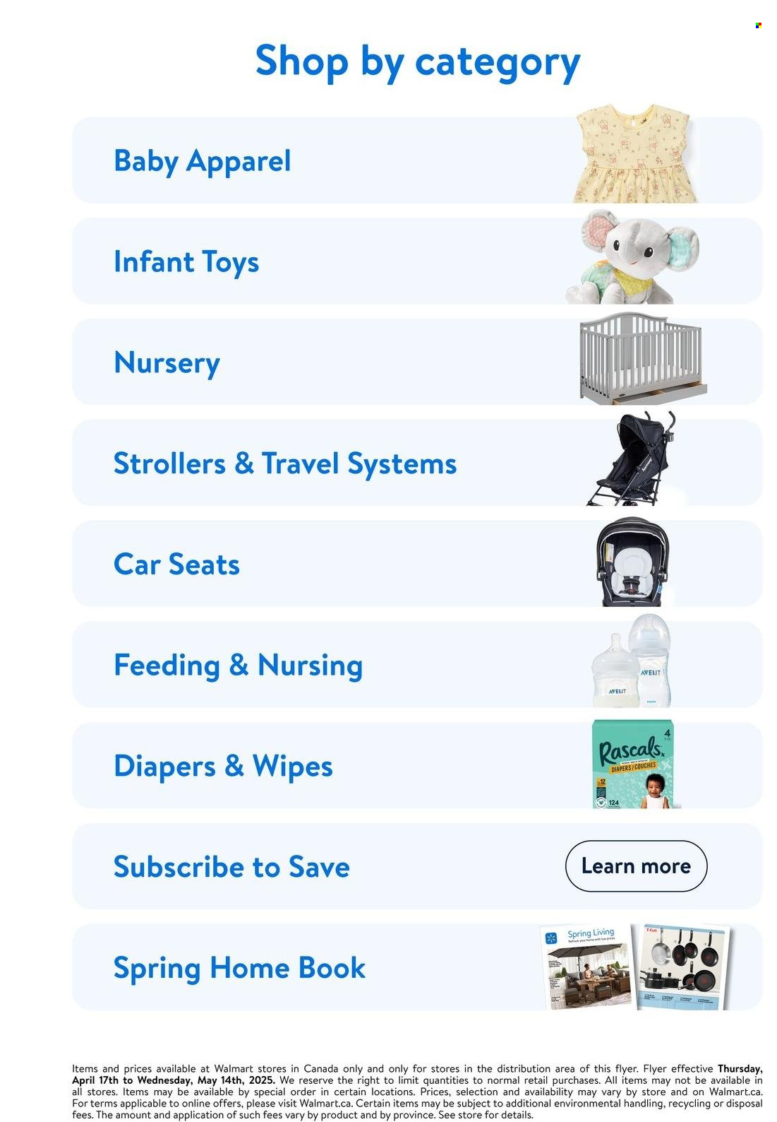 Walmart flyer - April 17, 2025 - May 14, 2025. Page 1