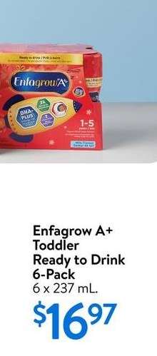 Enfagrow A+ Toddler Ready to Drink 6-Pack