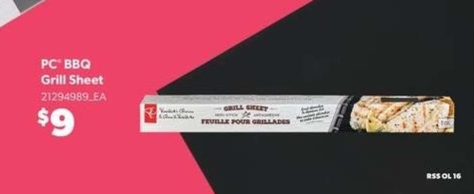 PC BBQ Grill Sheet