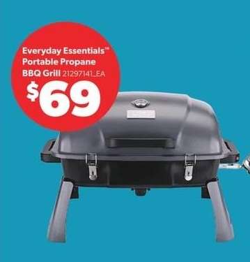 Everyday Essentials Portable Propane BBQ Grill