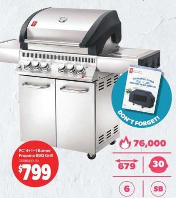 PC 4+1+1 Burner Propane BBQ Grill