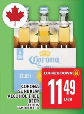 CORONA SUNBREW ALCOHOL-FREE BEER