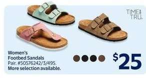 Women's Footbed Sandals