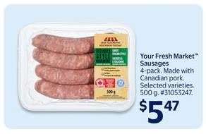 Your Fresh Market™ Sausages