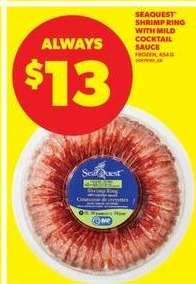 Seaquest Shrimp Ring with Mild Cocktail Sauce