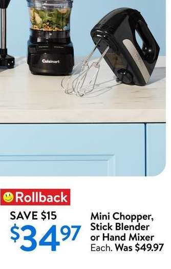 Mini Chopper, Stick Blender or Hand Mixer