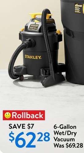 6-Gallon Wet/Dry Vacuum