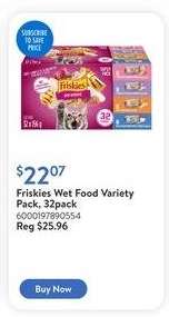 Friskies Wet Food Variety Pack, 32 pack