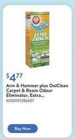 Arm & Hammer plus OxiClean Carpet & Room Odour Eliminator, Extra Strength