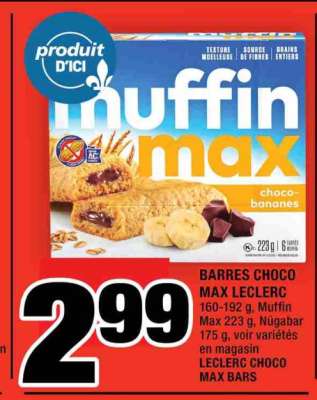 BARRES CHOCO MAX LECLERC
