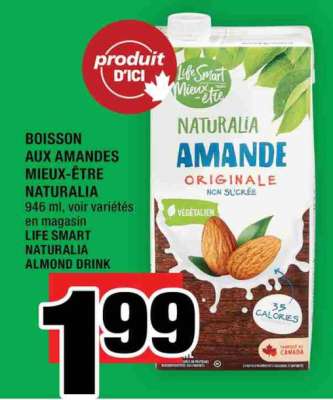BOISSON AUX AMANDES MIEUX-ÊTRE NATURALIA