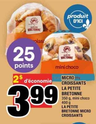 MICRO CROISSANTS LA PETITE BRETONNE