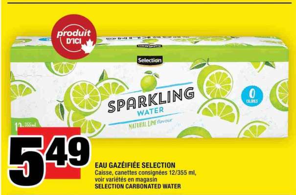 EAU GAZÉIFIÉE SELECTION