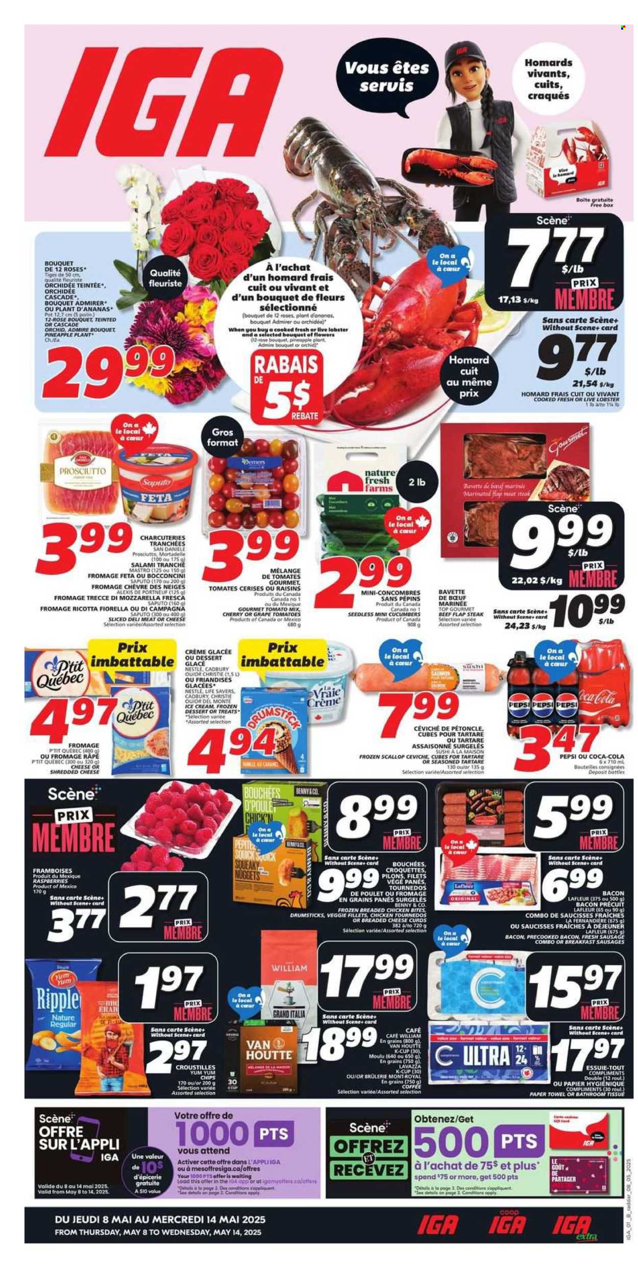 IGA flyer - May 08, 2025 - May 14, 2025. Page 1