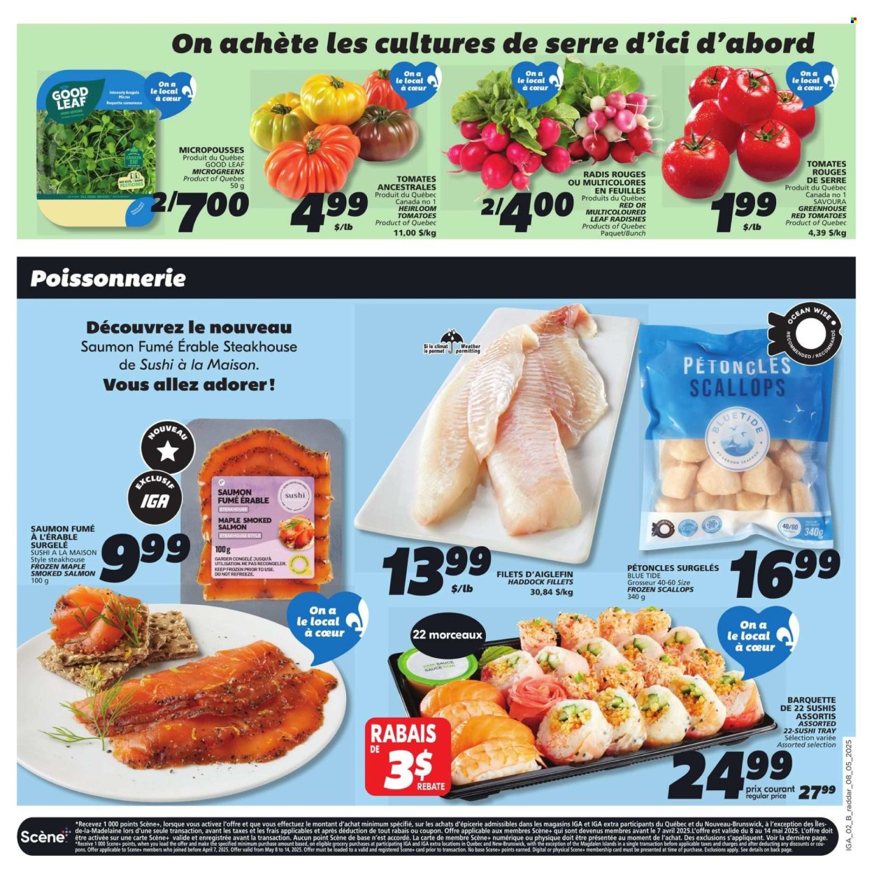 IGA flyer - May 08, 2025 - May 14, 2025. Page 1